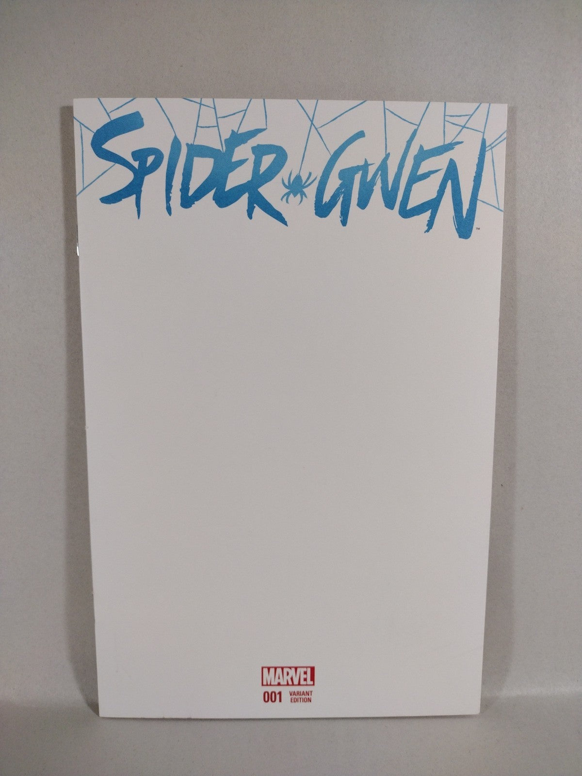 SPIDER-GWEN #1 (Dec 2015) Marvel Blank Sketch Cover Variant Comic New NM