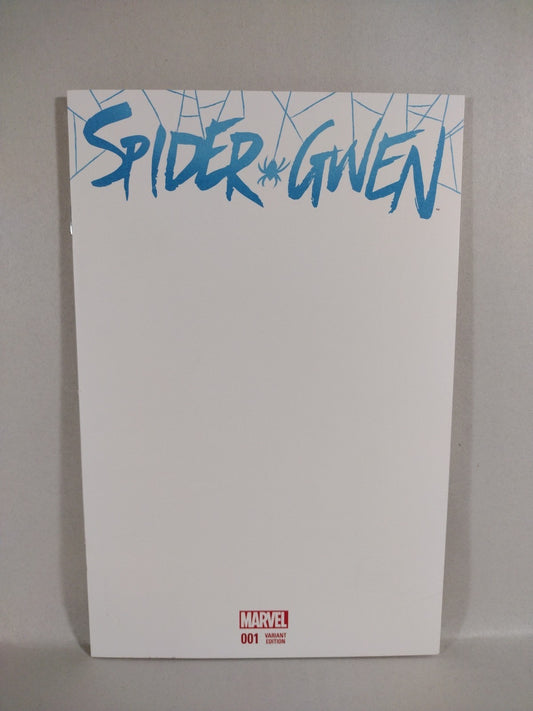 SPIDER-GWEN #1 (Dec 2015) Marvel Blank Sketch Cover Variant Comic New NM