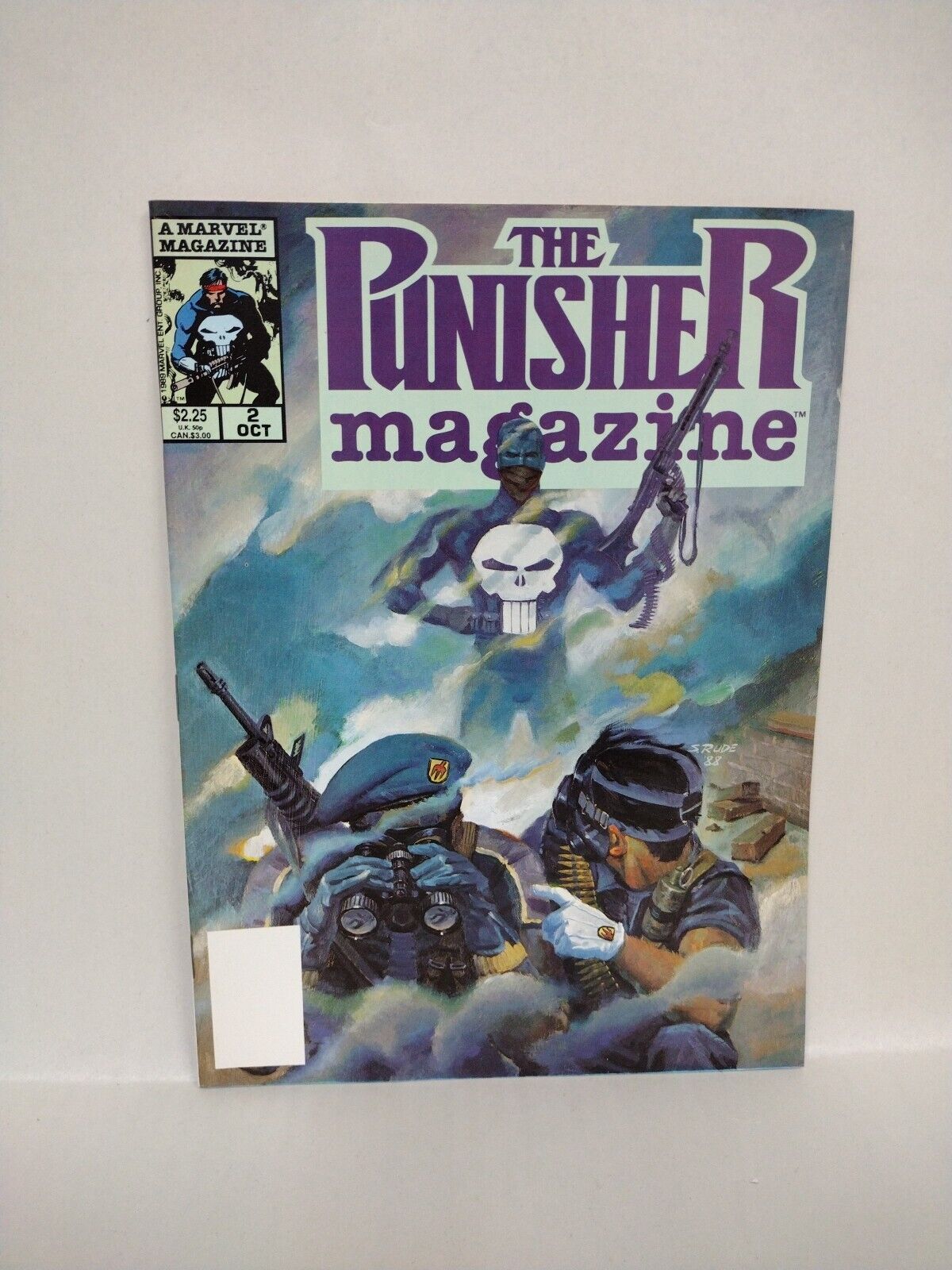 PUNISHER Magazine (1989) Marvel Comics Lot Set #1 2 Mike Zeck Steve Grant NM