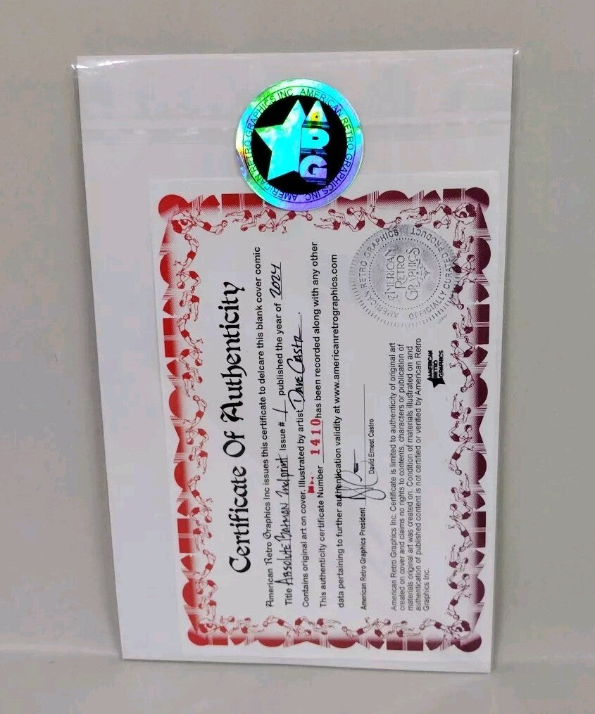 Absolute Batman 1 (2024) DC Comic Sketch 4th Variant Cover W Original DCastr Art