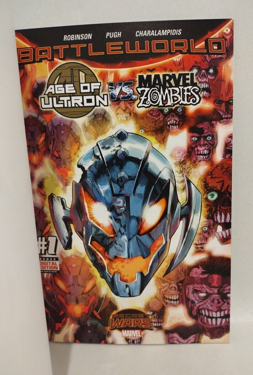 Age of Ultron vs Marvel Zombies #1 Sketch Cover Variant w Original Wolverine Art