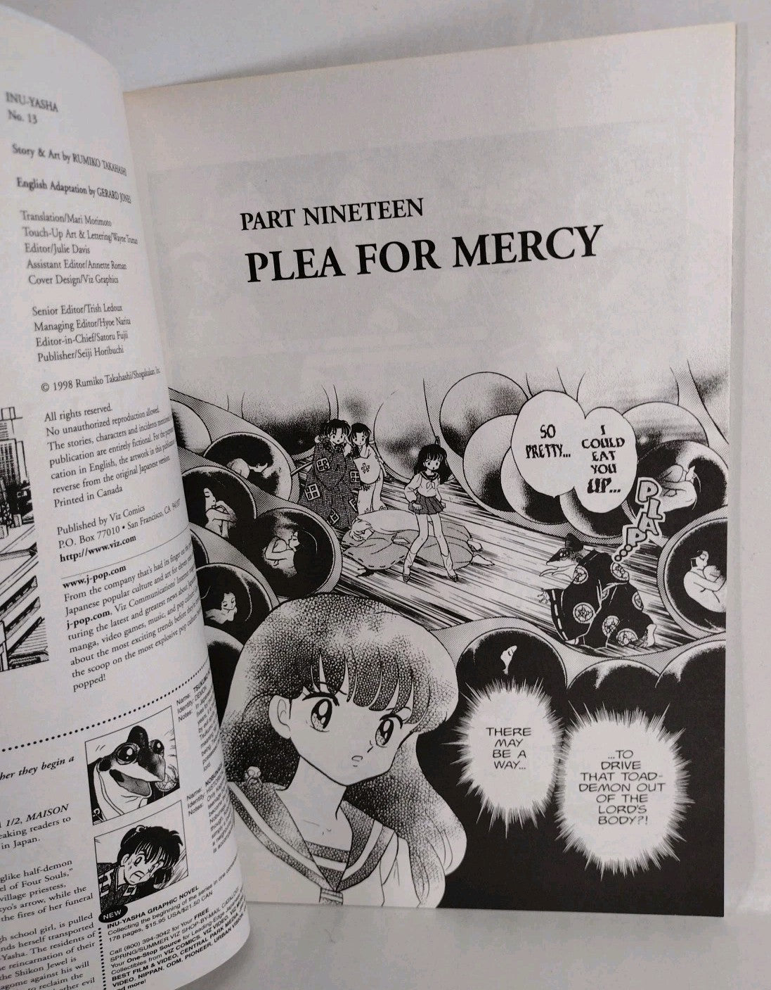Inu-Yasha (1998) Rumiko Takahashi Viz Comic Lot #10 11 12 13 14 VF-NM