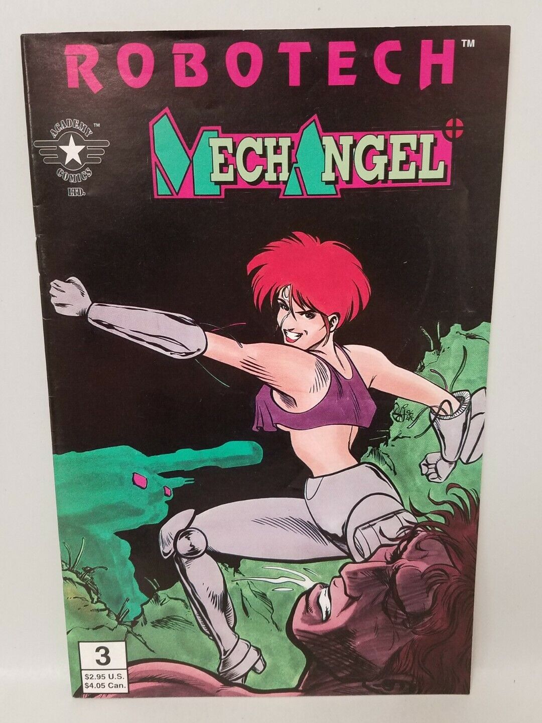 Robotech MECH ANGEL #3 (1996) Academy Comics HTF Bill Spangler William Jang