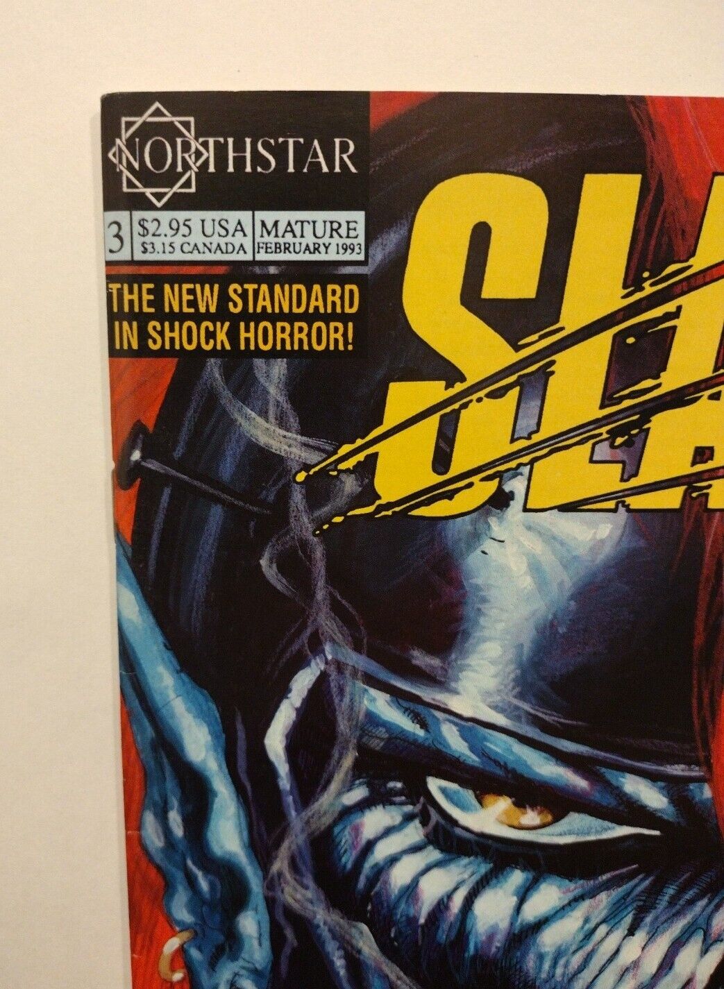 Slash #3 (1993) Northstar Horror Comic Signed James O'Barr Zeitgeist Cover