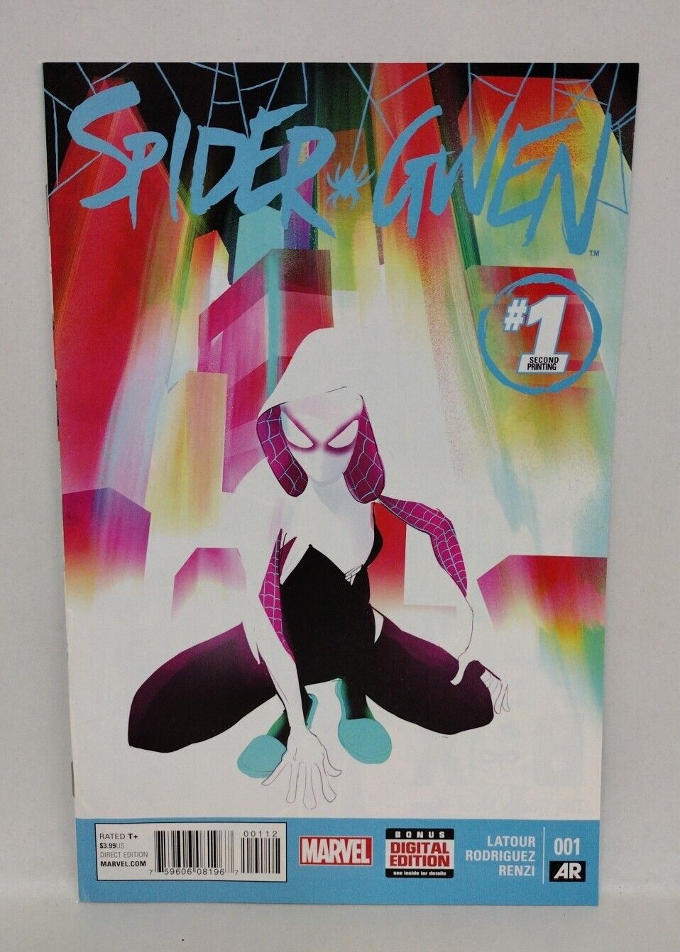 Spider-Gwen #1 (2015) Marvel Comic Mark Brooks Variant VF-NM