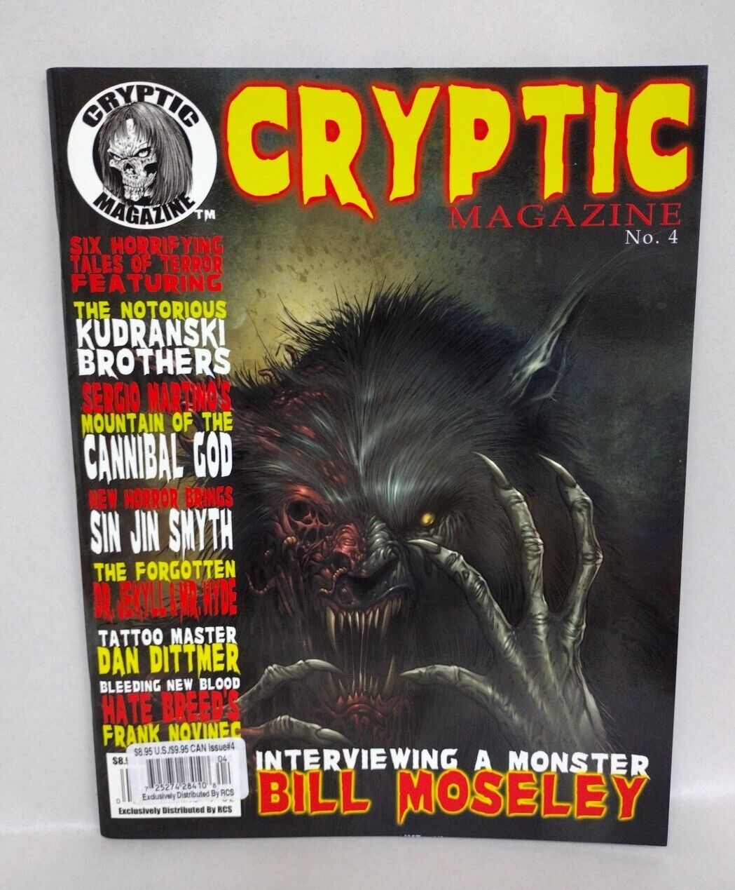 Cryptic Magazine (2005) Dead Dog Comic Lot Set #1 2 3 4 Kidwell Zornrow Vigil