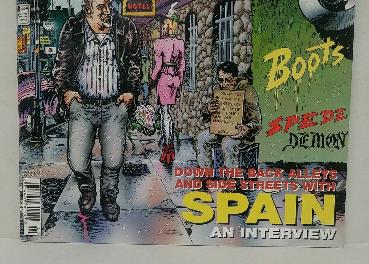 Comics Journal (1998) Magazine #204 Spain Rodriguez Shannon Wheeler Interviews