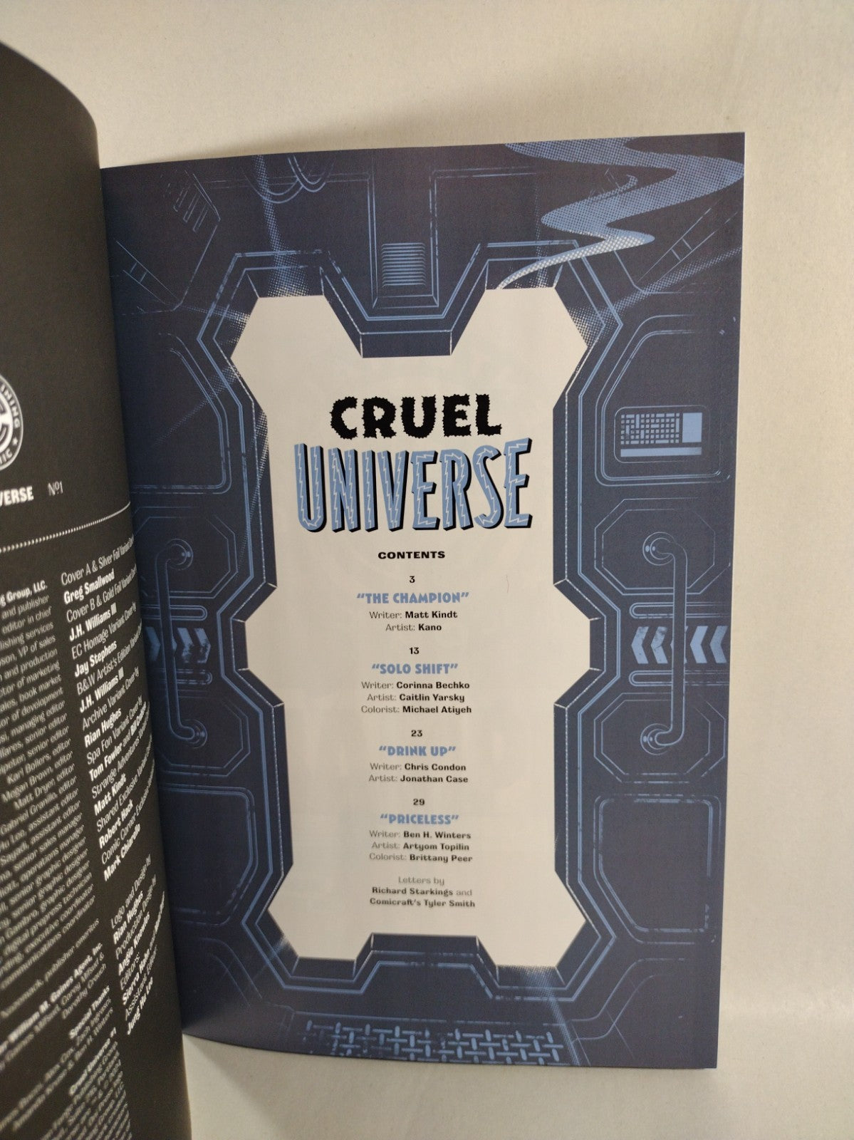 Cruel Universe #1 (2024) Oni Press EC Comic Blank Sketch Cover Variant New NM