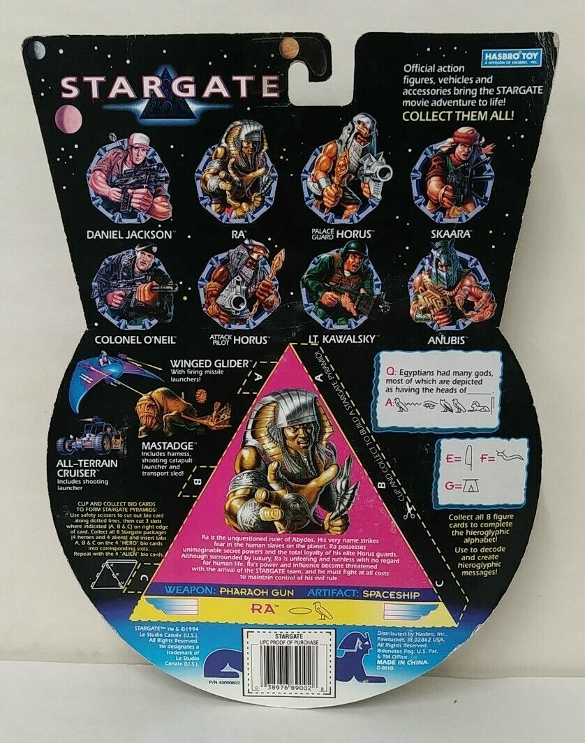 Stargate (1994) Pharaoh RA Ruler of Abydos Action Figure New Hasbro