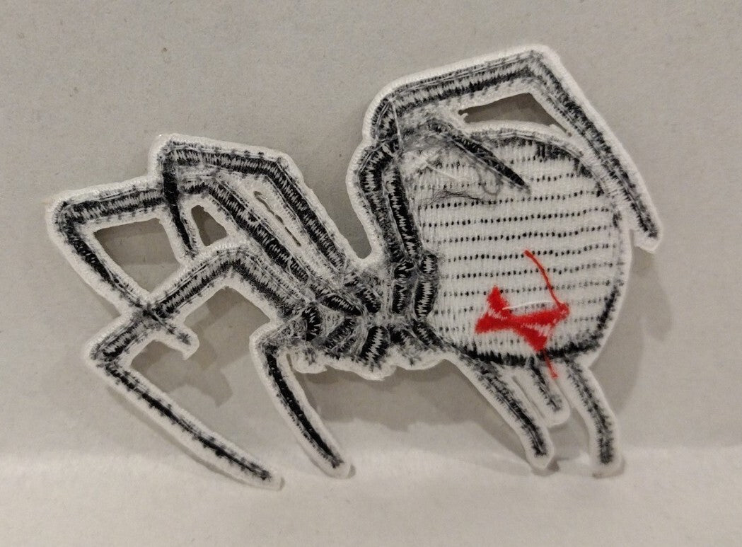 Black Widow Spider 3" Embroidered Patch Lot Of 2 New Unused