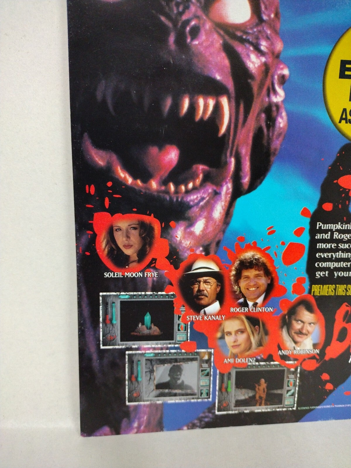 FANGORIA Magazine 146 (1996) Screamers Virtuosity Clive Barker Nadja Xtro 3 VF