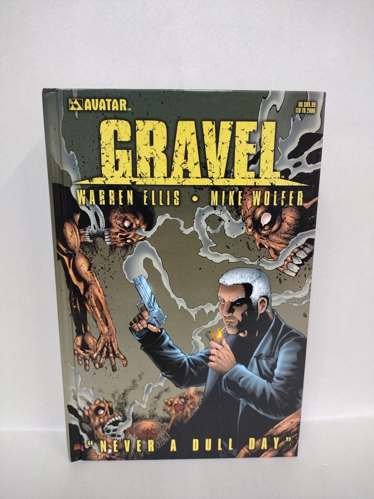 Gravel: Never A Dull Day (2008) Avatar Press HC Signed Edition Warren Ellis New