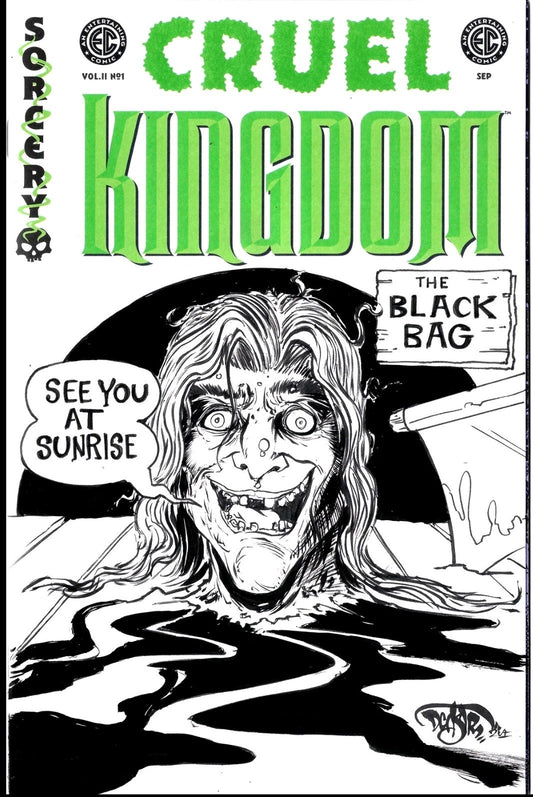 Cruel Kingdom Vol 2 #1 Oni EC Comic Sketch Cover Variant W Original DCastr Art