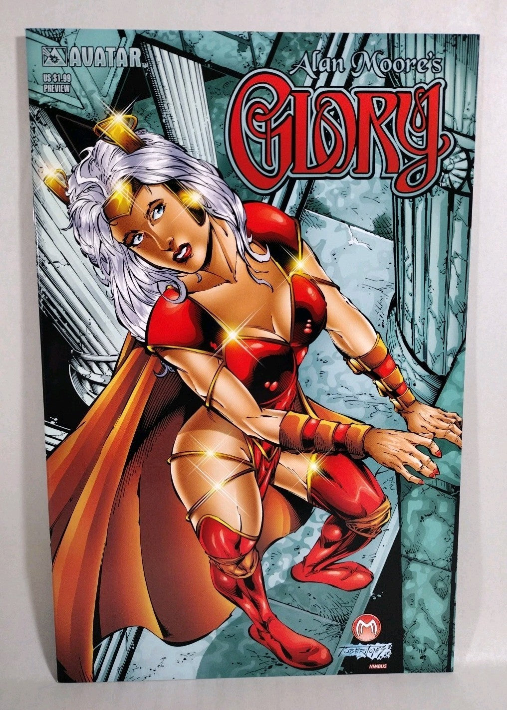Alan Moore's Glory (2001) Avatar Press Comic Lot #0 1 2 Preview Brandon Peterson