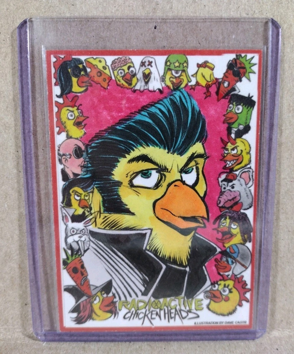 Radioactive Chicken Heads Exclusive Sketch Card W Original Greasy Chicken Art