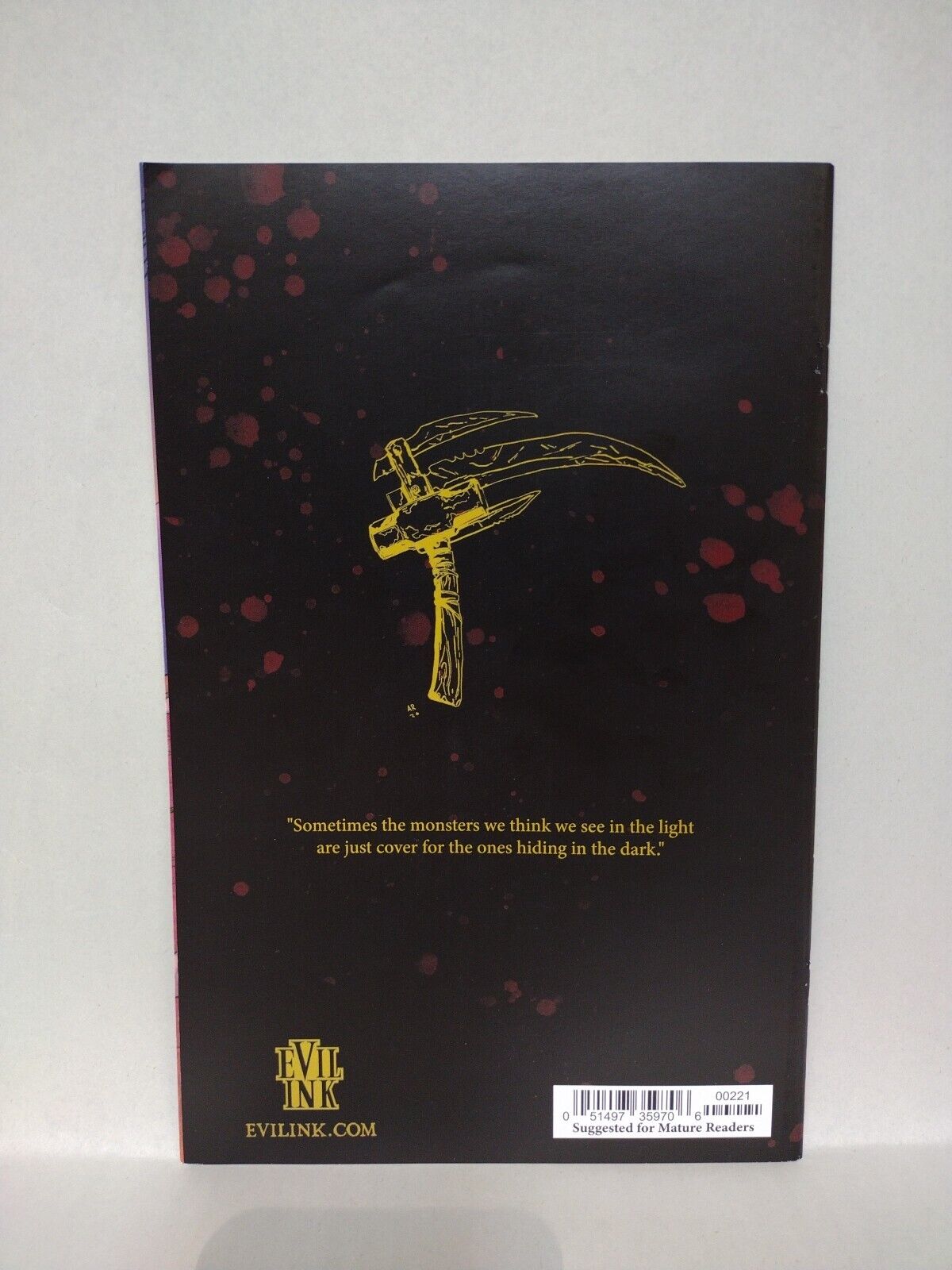 My Brother's Blood Machine #2 (2023) Evil Ink Comic Connor Nolan Variant W Card