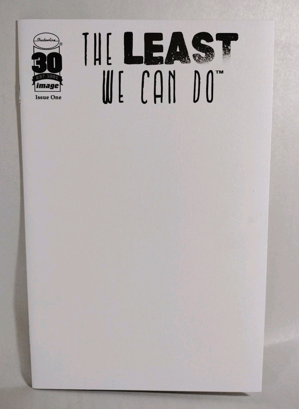 The Least We Can Do #1 (2022) Image Comic Blank Sketch Cover Variant New NM