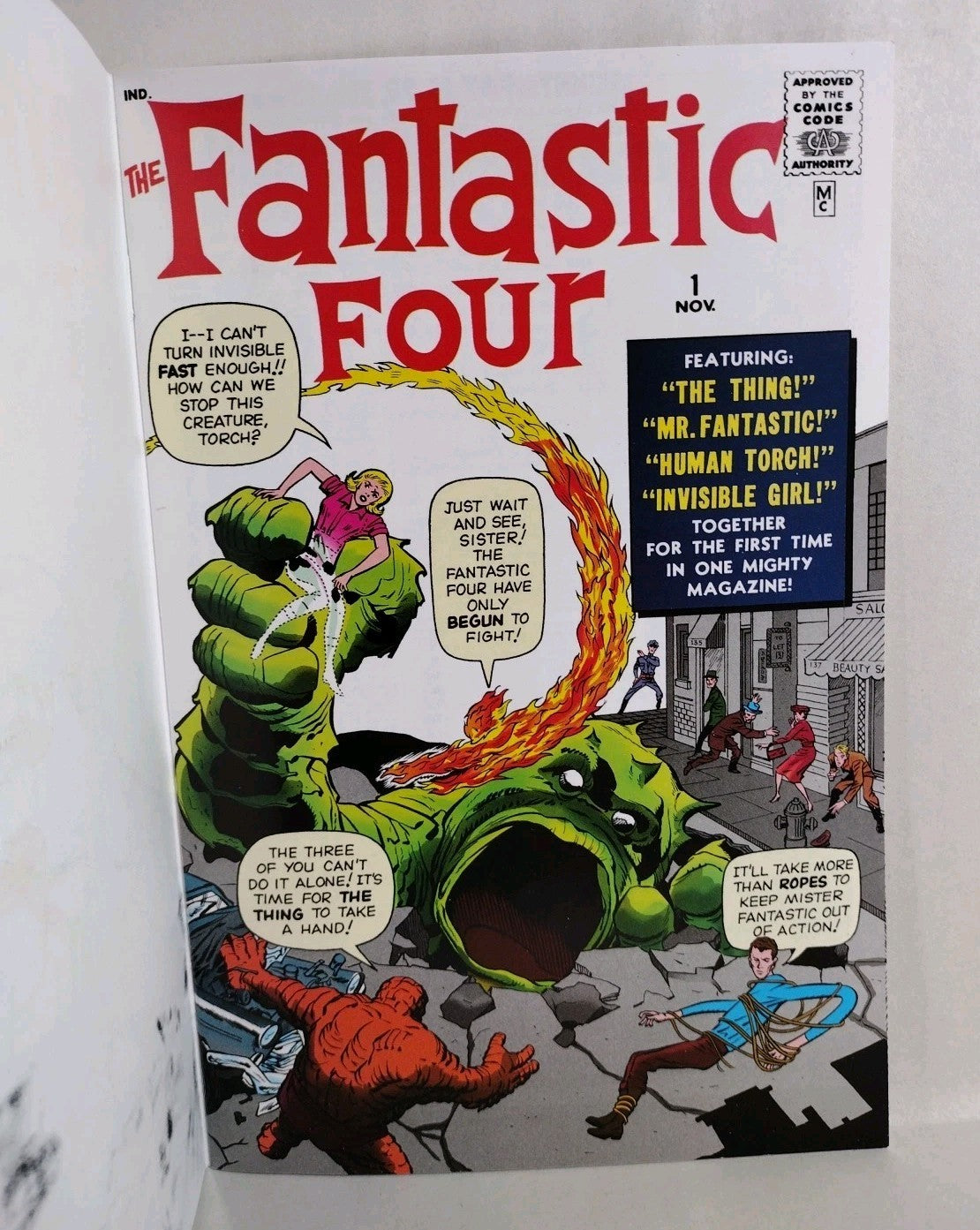Fantastic Four 1 Marvel Comic 2025 Facsimile Sketch Cover W Original JAG Art