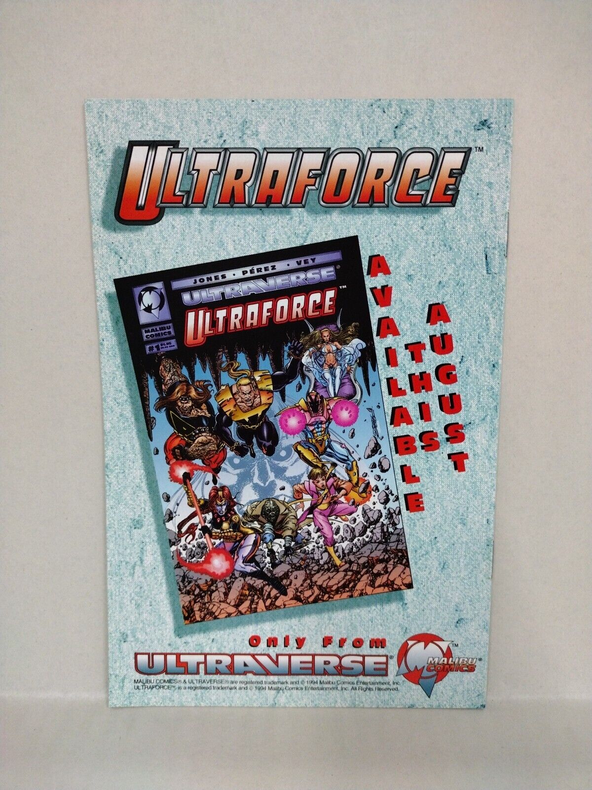 Ultraforce (1994) Malibu Comic Ashcan Lot Set 0a 0b Hostile Takeover Limited Ed