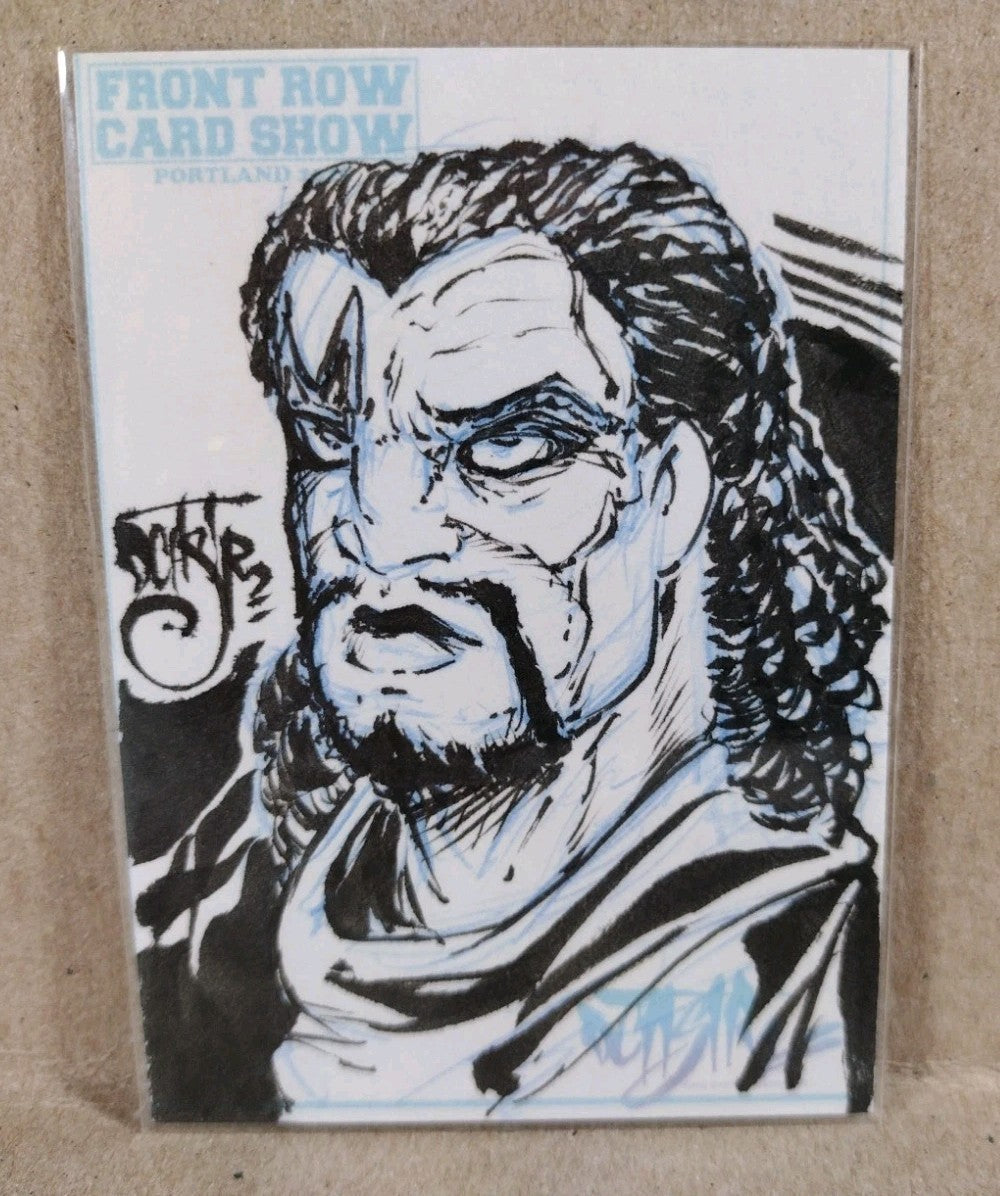 DCastr 2025 Front Row Card Show Exclusive Sketch Card W Original Bishop Art