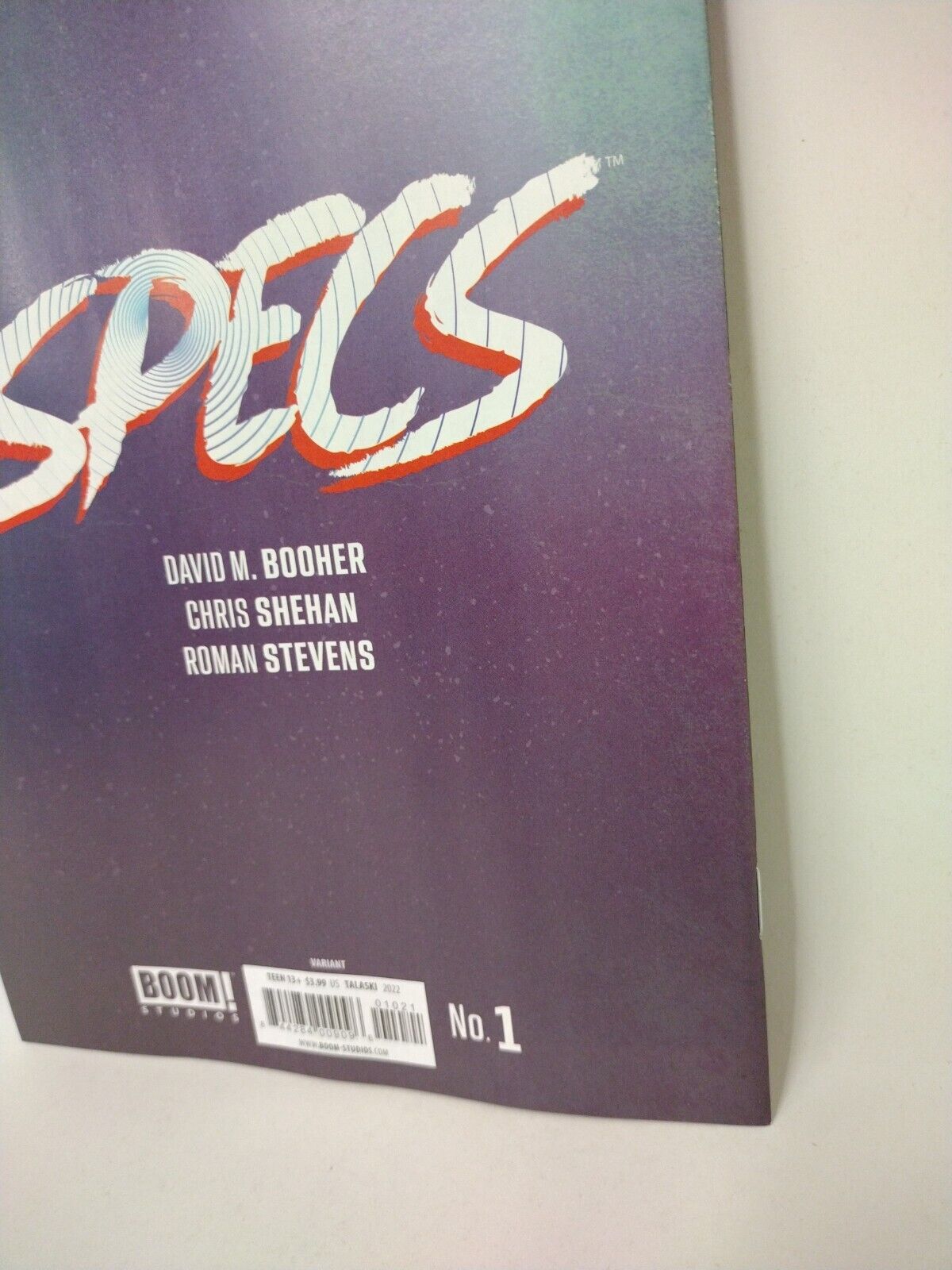 Specs #1 (2022) Skylar Patridge Variant Cover B BOOM! Studios New NM