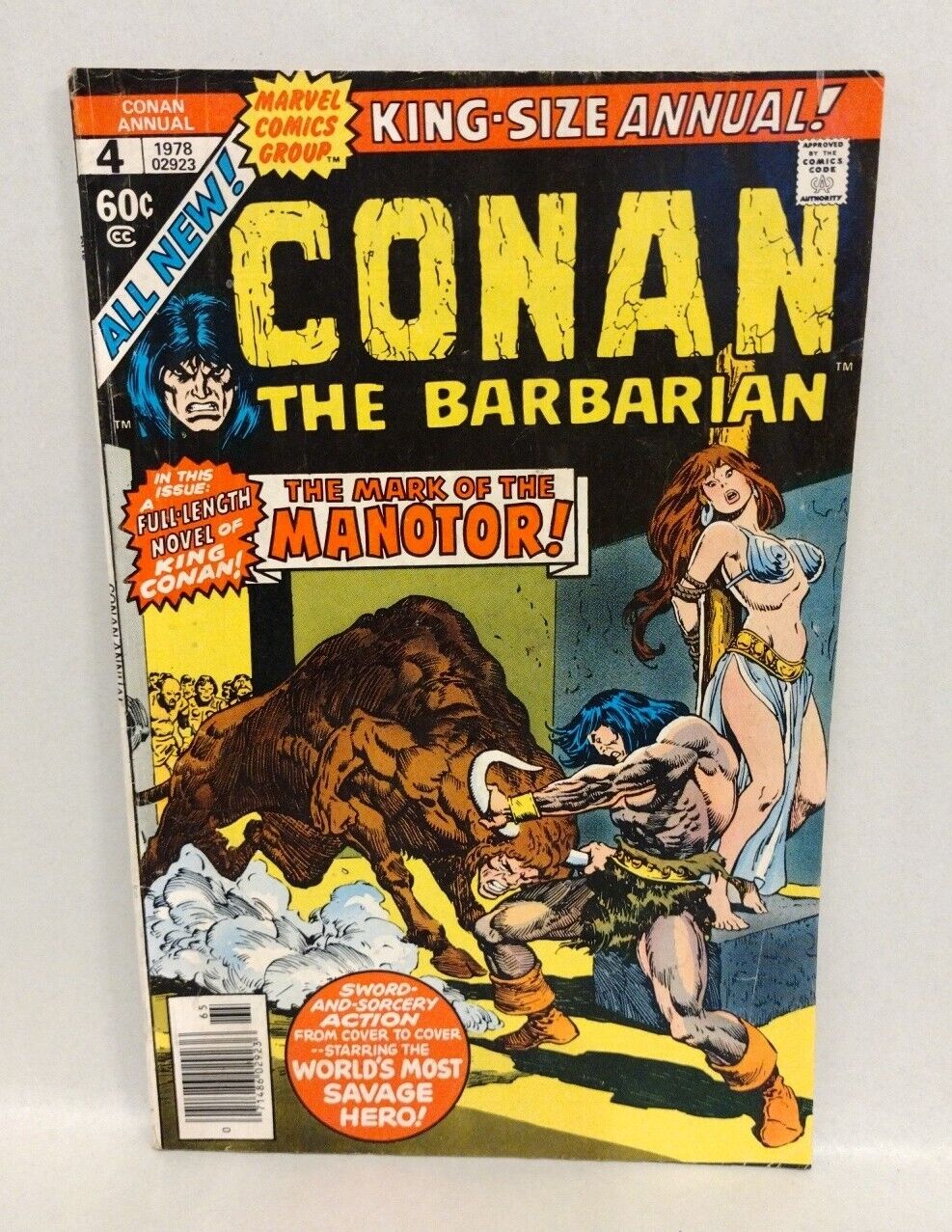 Conan (1977) King Size Annual Marvel Comic Lot Set 3 4 5 6 7 