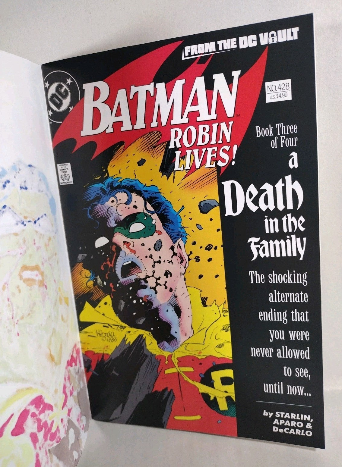 Batman 428 Facsimile Ed 2024 DC Comic Sketch Cover Variant W Original DCastr Art