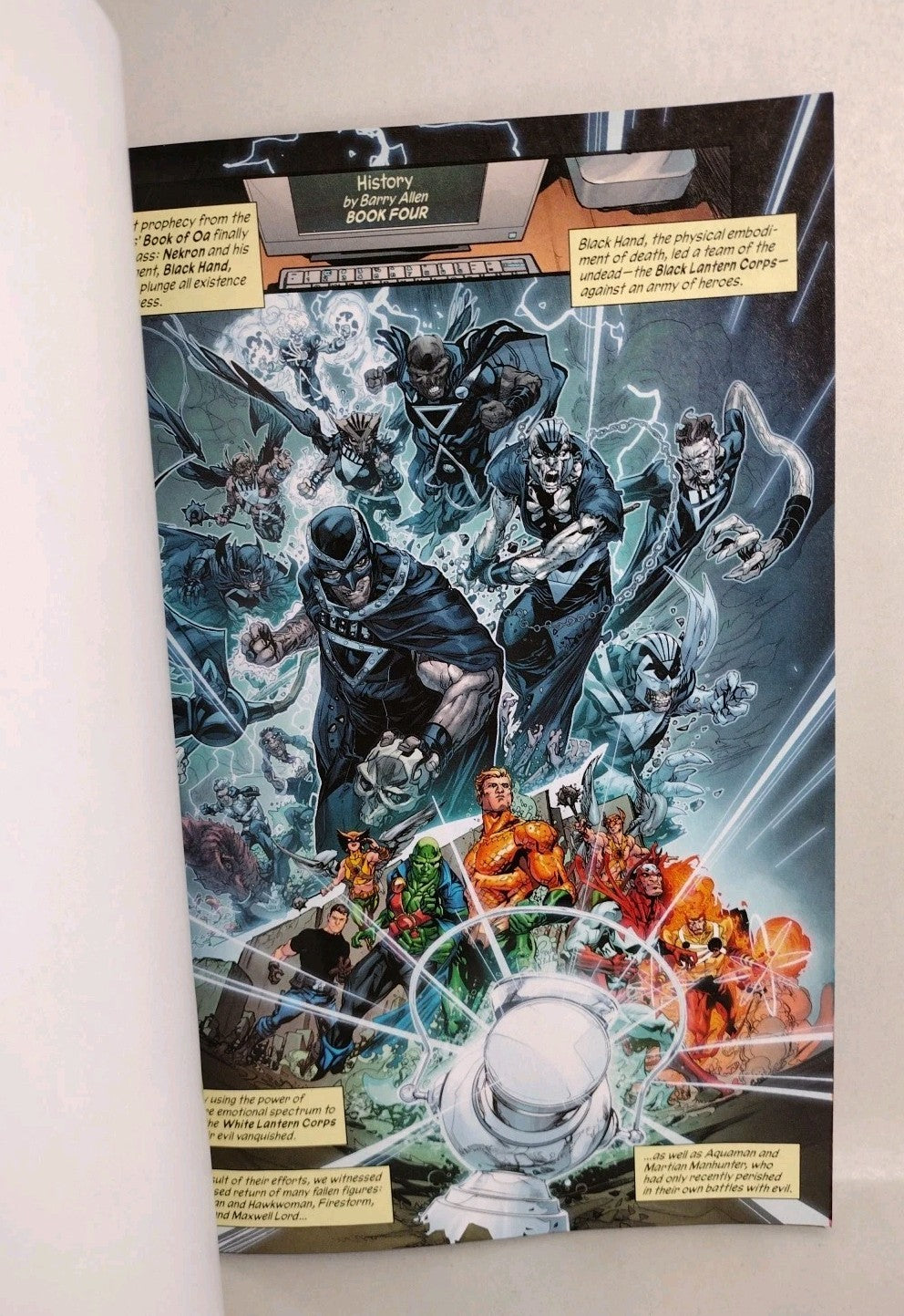 New History Of The DC Universe #4 Sketch Cover Var Comic W Original DCastr Art