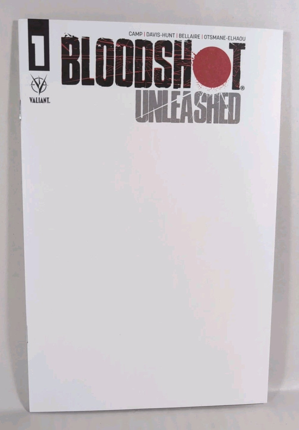 Bloodshot Unleashed #1 (2022) Valiant Comic Blank Sketch Variant Cover New NM