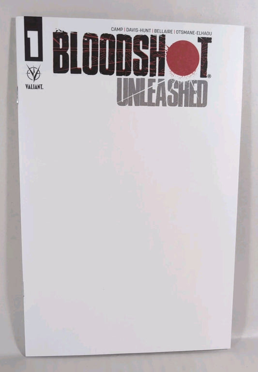 Bloodshot Unleashed #1 (2022) Valiant Comic Blank Sketch Variant Cover New NM