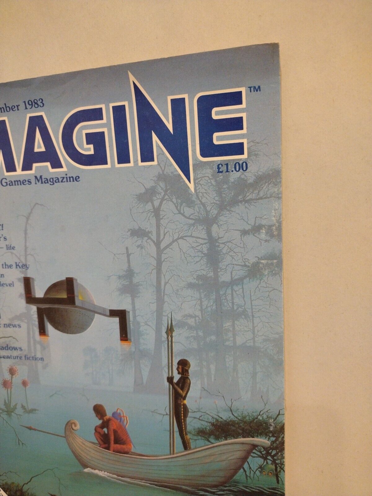 Imagine Adventure Games Magazine #8 (1983) TSR AD&D Guardian of the Key to Time