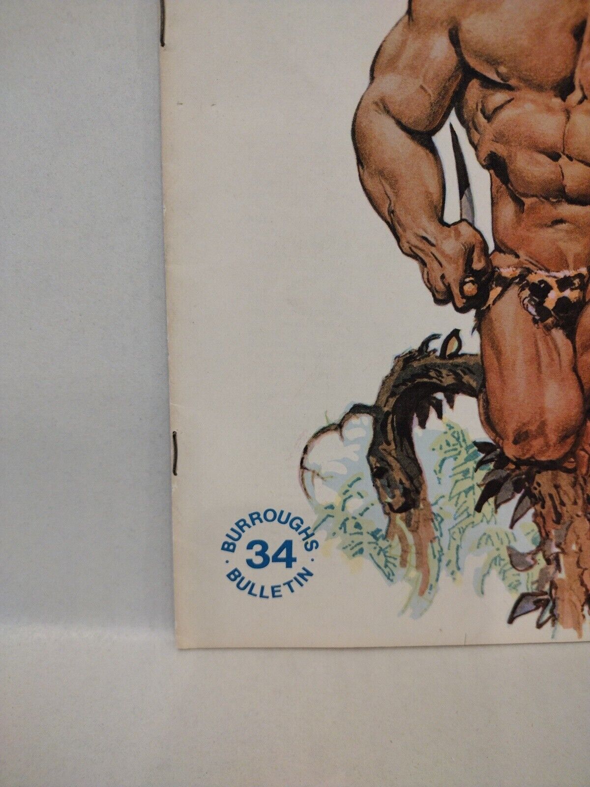 BURROUGHS BULLETIN #34 (1974) Edgar Rice Tarzan Fanzine Richard Corben Cover