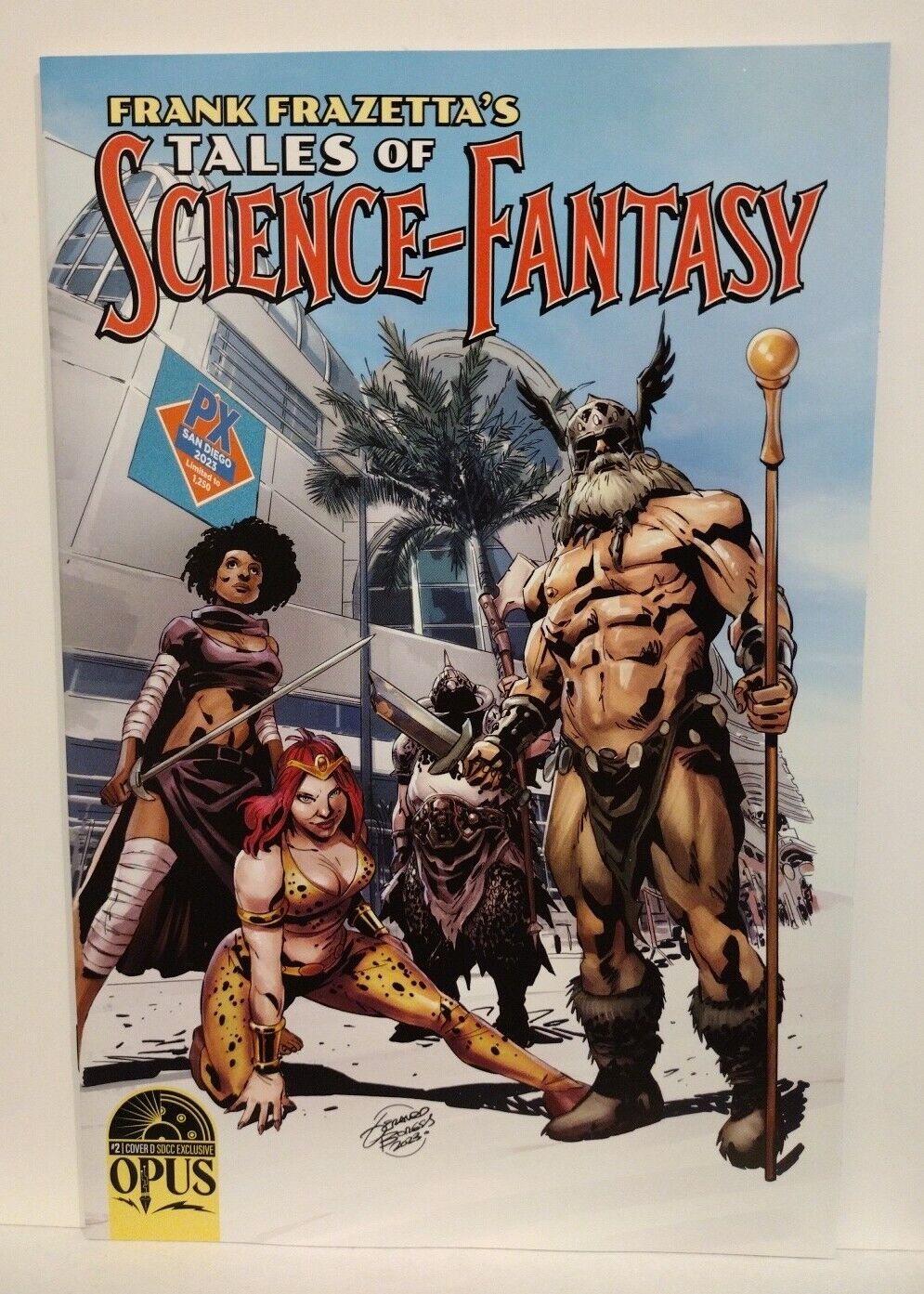 Frank Frazetta Tales Of Science Fantasy #2 SDCC 2023 Exclusive Variant Cover NM