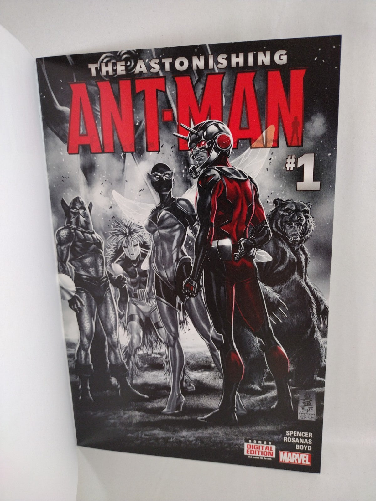 Astonishing Ant-Man #1 (2015) Marvel Blank Sketch Variant Cover Comic NM