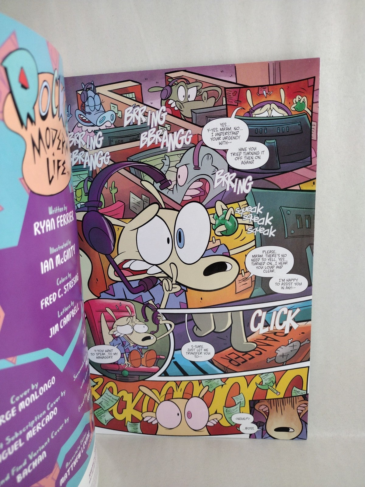 Rocko's Modern Life #1 (2017) Boom Studios Blank Sketch Variant Cover Comic NM