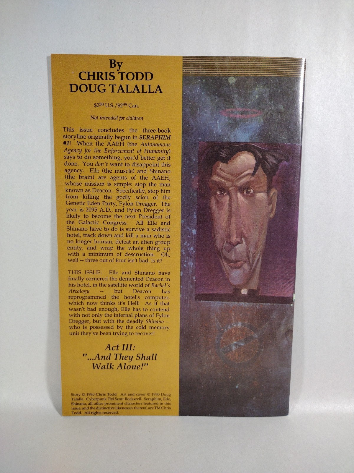 Cyberpunk (1990) Innovation Comic Set #1 2 Bk II 1-2 Seraphim Files 1-2 VF NM