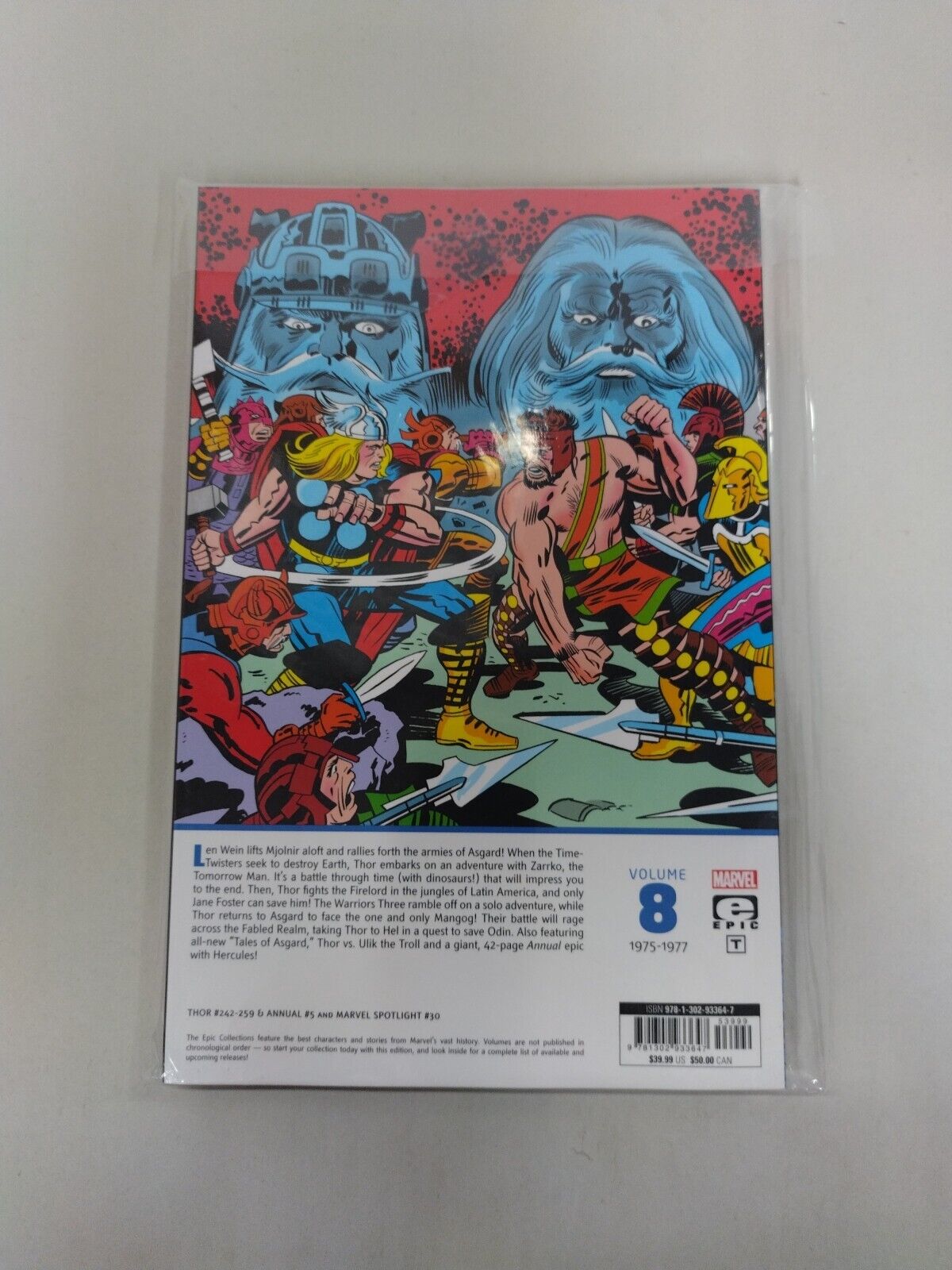 Thor Epic Collection Vol 8 War of The Gods Marvel TPB SC John Buscema New 