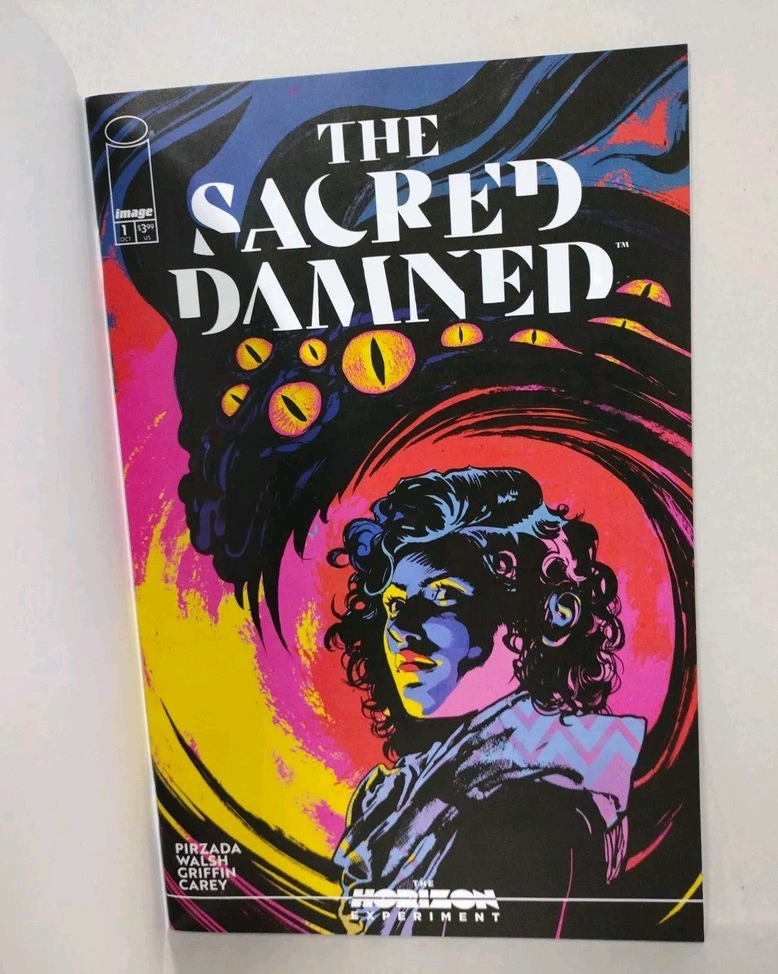 The Sacred Damned #1 (2024) Image Comic Sketch Variant W Original Dave Castr Art