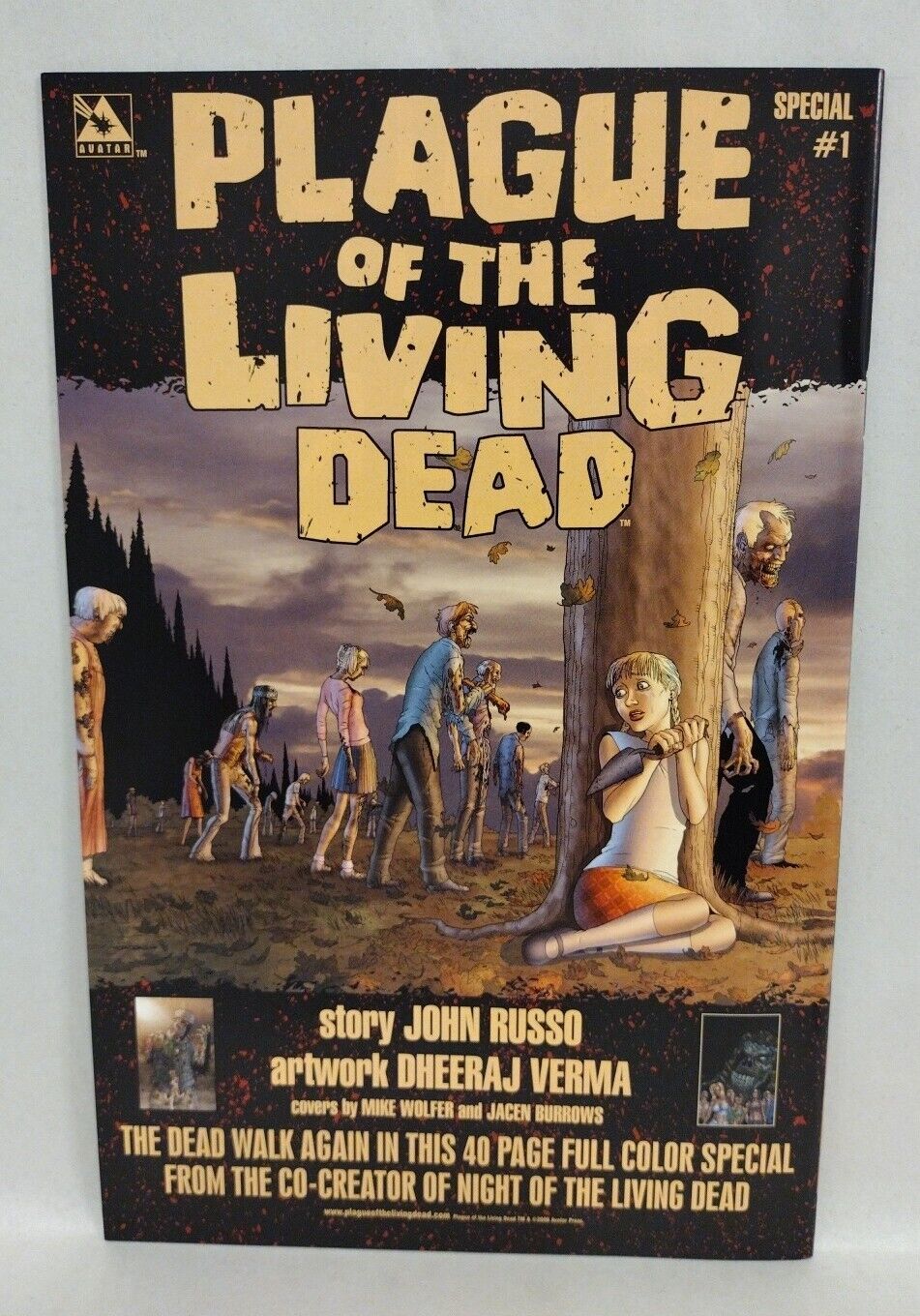 Escape Of The Living Dead Airborne (2006) 1 2 3 Complete Avatar Comic Miniseries