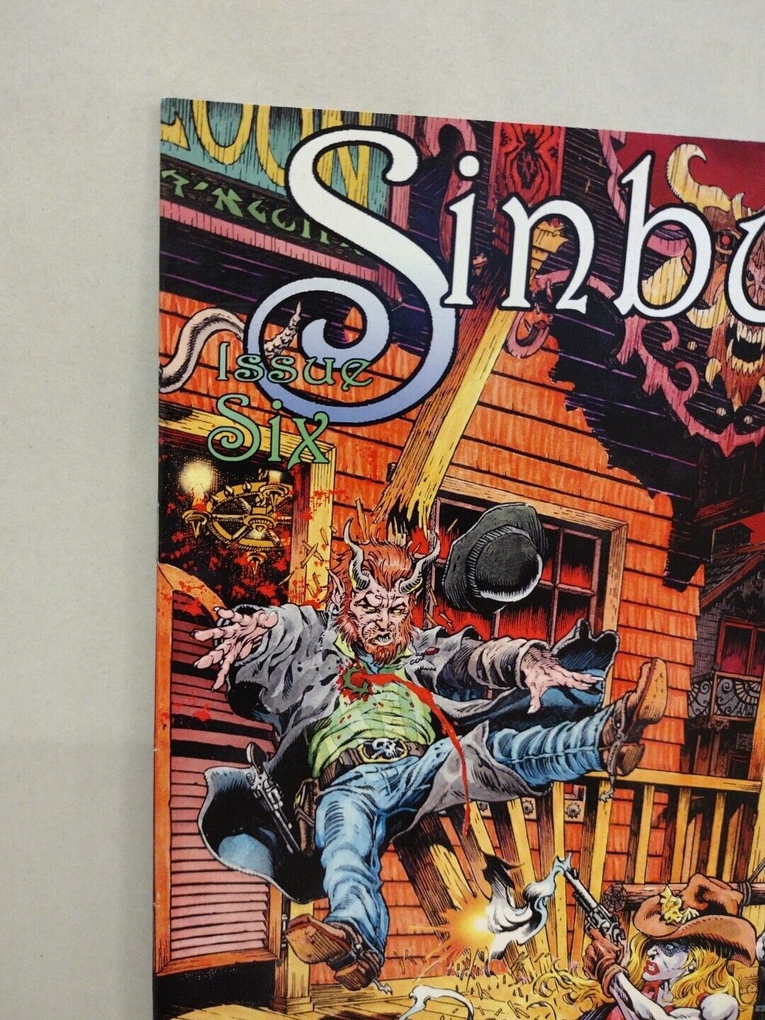 Gunfighters In Hell: Sinbuck #6 (2018) Angel Eyes Signed Joe Tim Vigil HTF