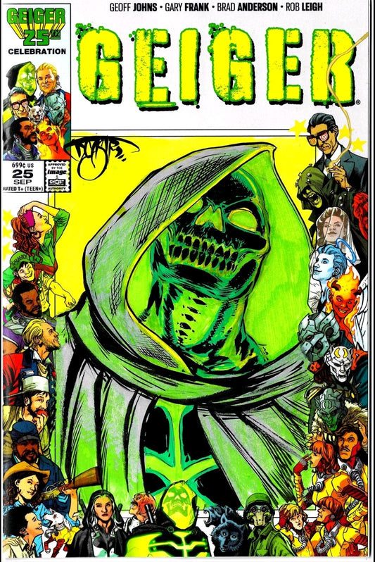 Geiger #25 Ghost Machine Image Comic Sketch Var Cover W Original Dave Castr Art