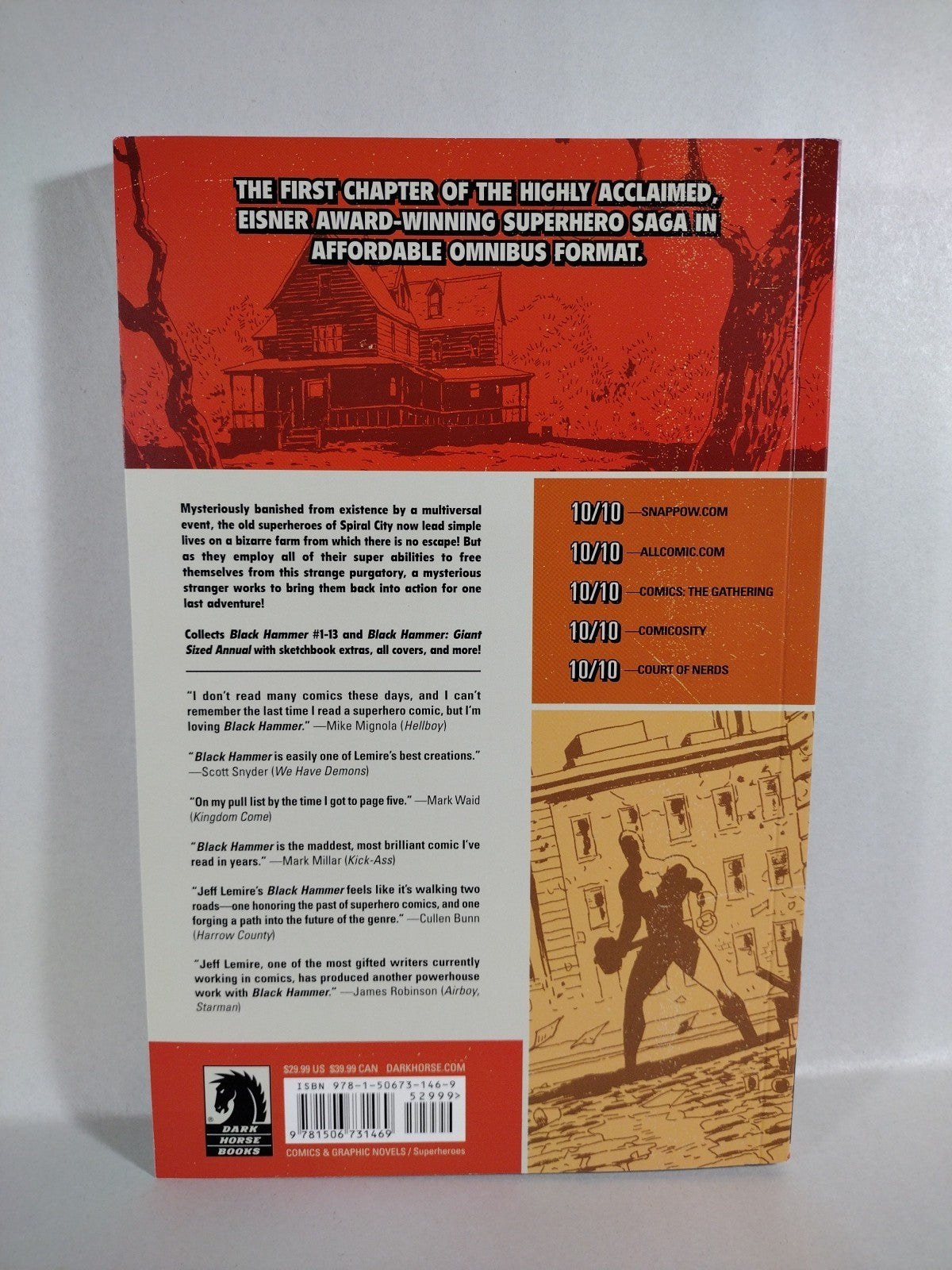 Black Hammer Omnibus Vol 1 (2022) Dark Horse TPB Jeff Lemire Dean Ormston