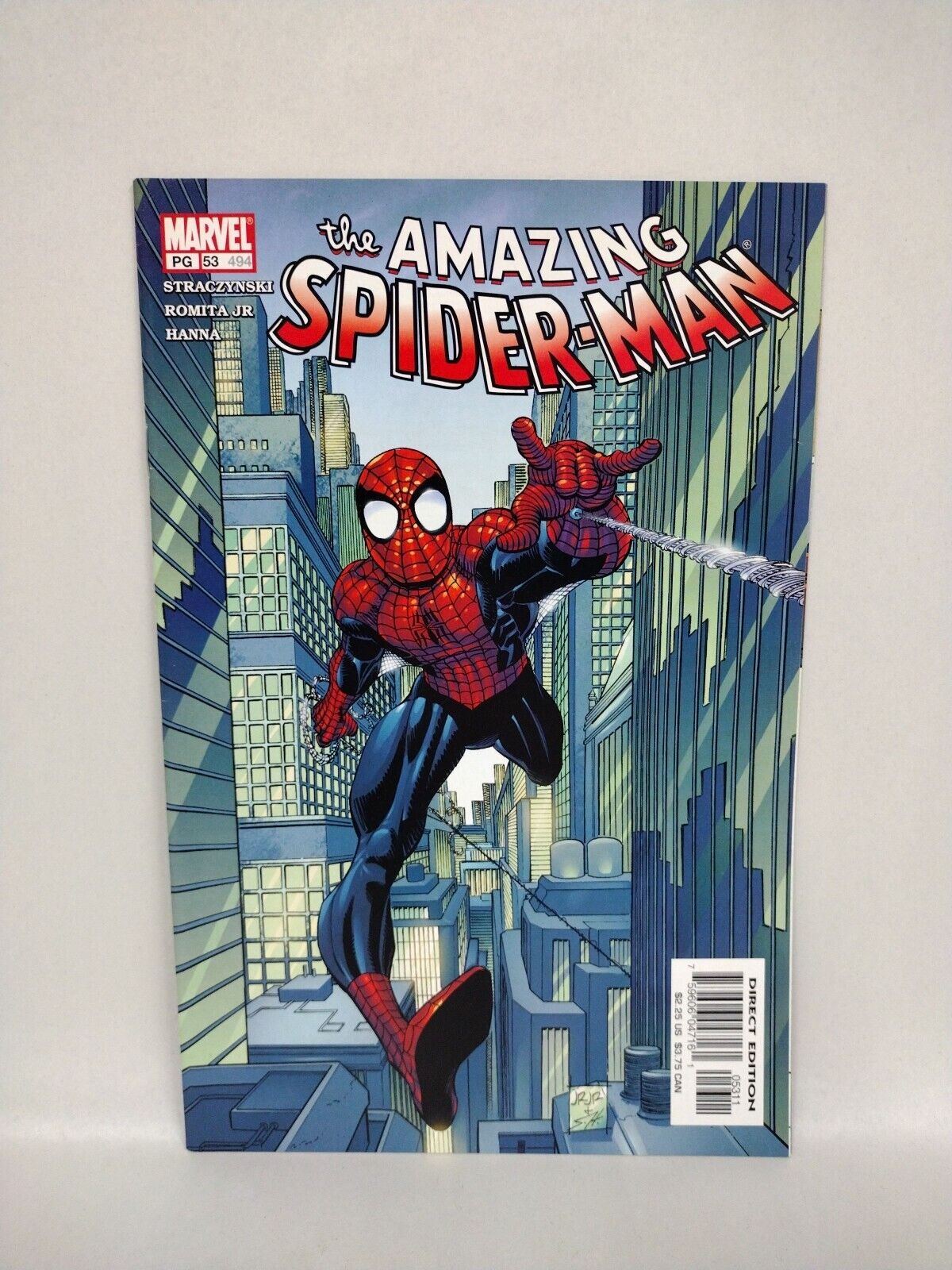 Amazing Spider-Man (2003) Marvel Comic Lot Set #50-58 J Scott Campbell Covers