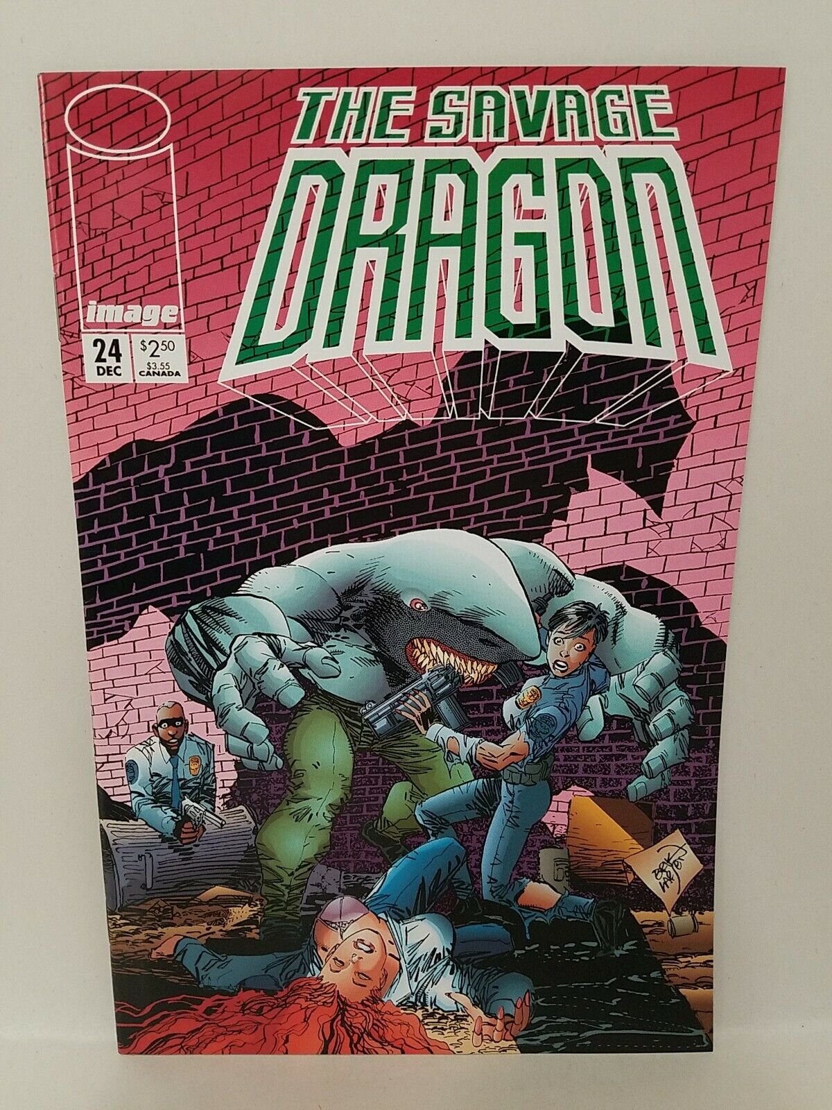 Savage Dragon (1995) #24 Image Comic Erik Larsen 1st Powerhouse Appearance