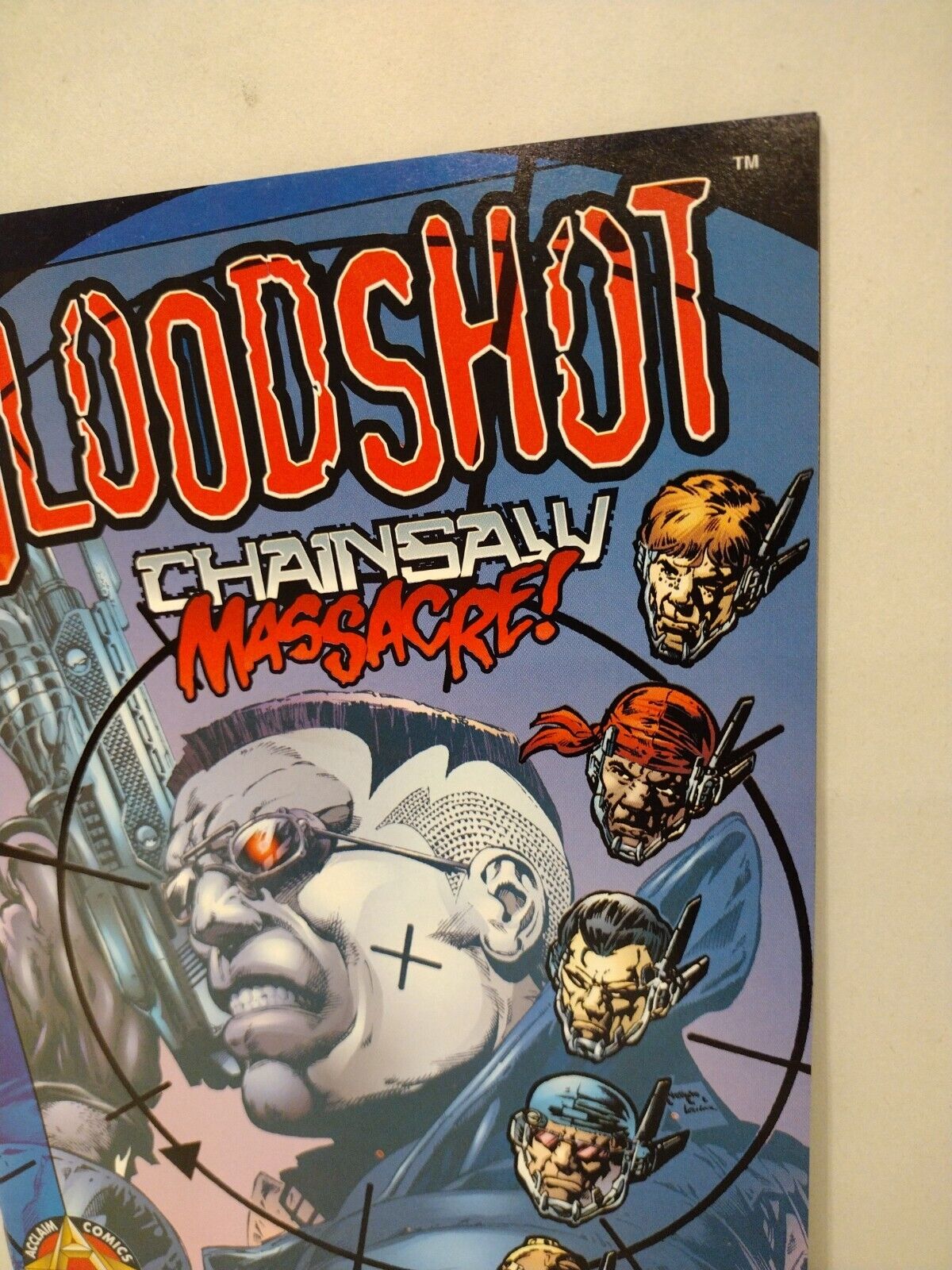 Bloodshot Vol 2 (1997) #3 Acclaim Valiant Comic 1st Full Chainsaw Appearance 