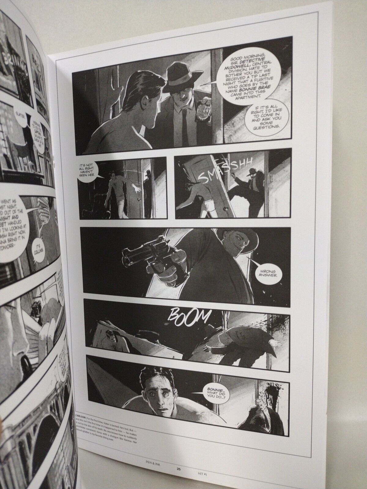 HIT (2014) Oversize Pen & Ink Edition Boom SC Collects #1 & 2 Vanesa R Del Rey