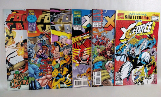 X-Force Marvel Comic Annual #1 2 3 4 5 6 (1992-1997) W Trading Card VF-NM
