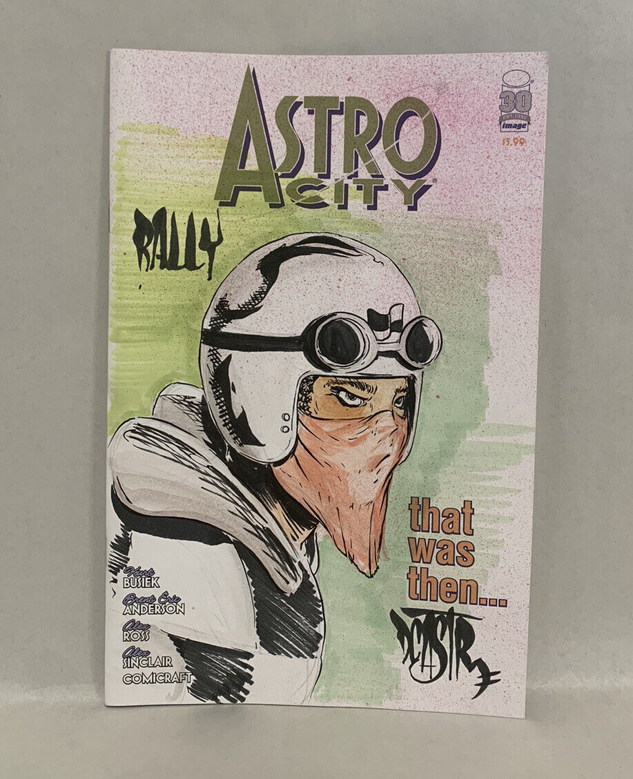 ASTRO CITY: THAT WAS THEN #1 Blank Variant Cover Comic W Original Art Dave Castr