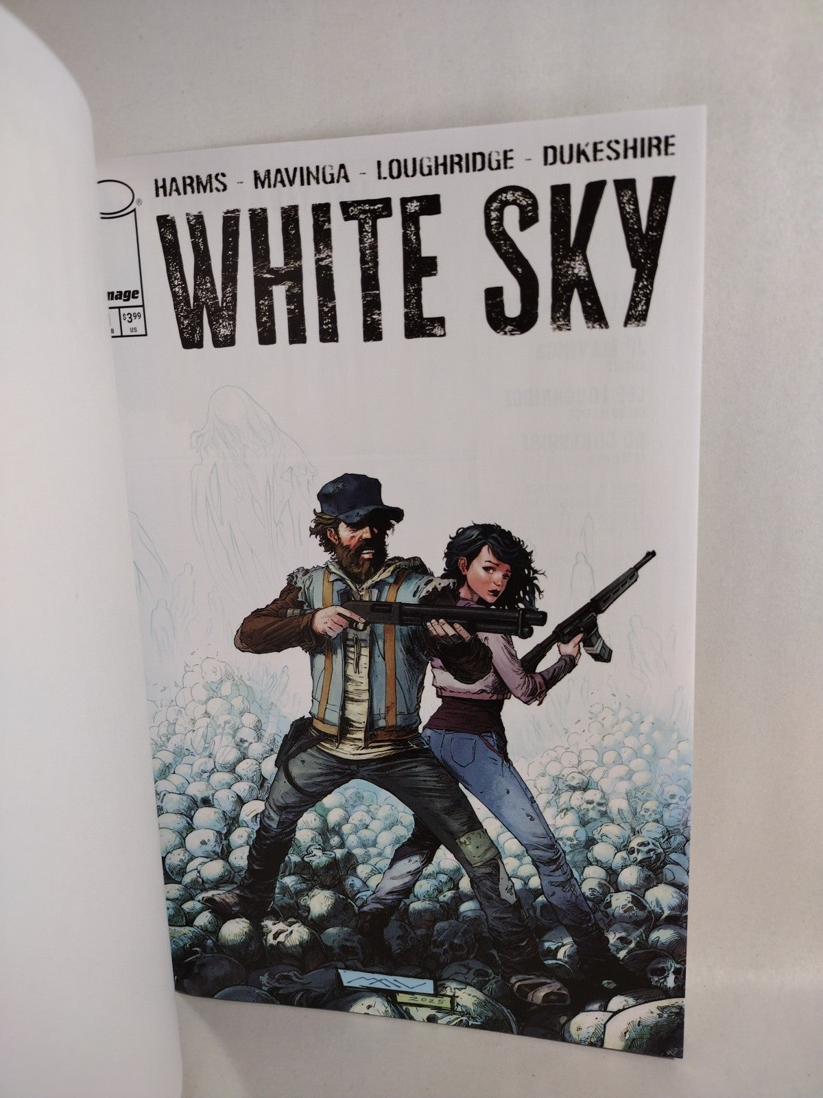 White Sky #1 (2026) 1st Print Cover D Blank Sketch Variant Harms Image Comic NM