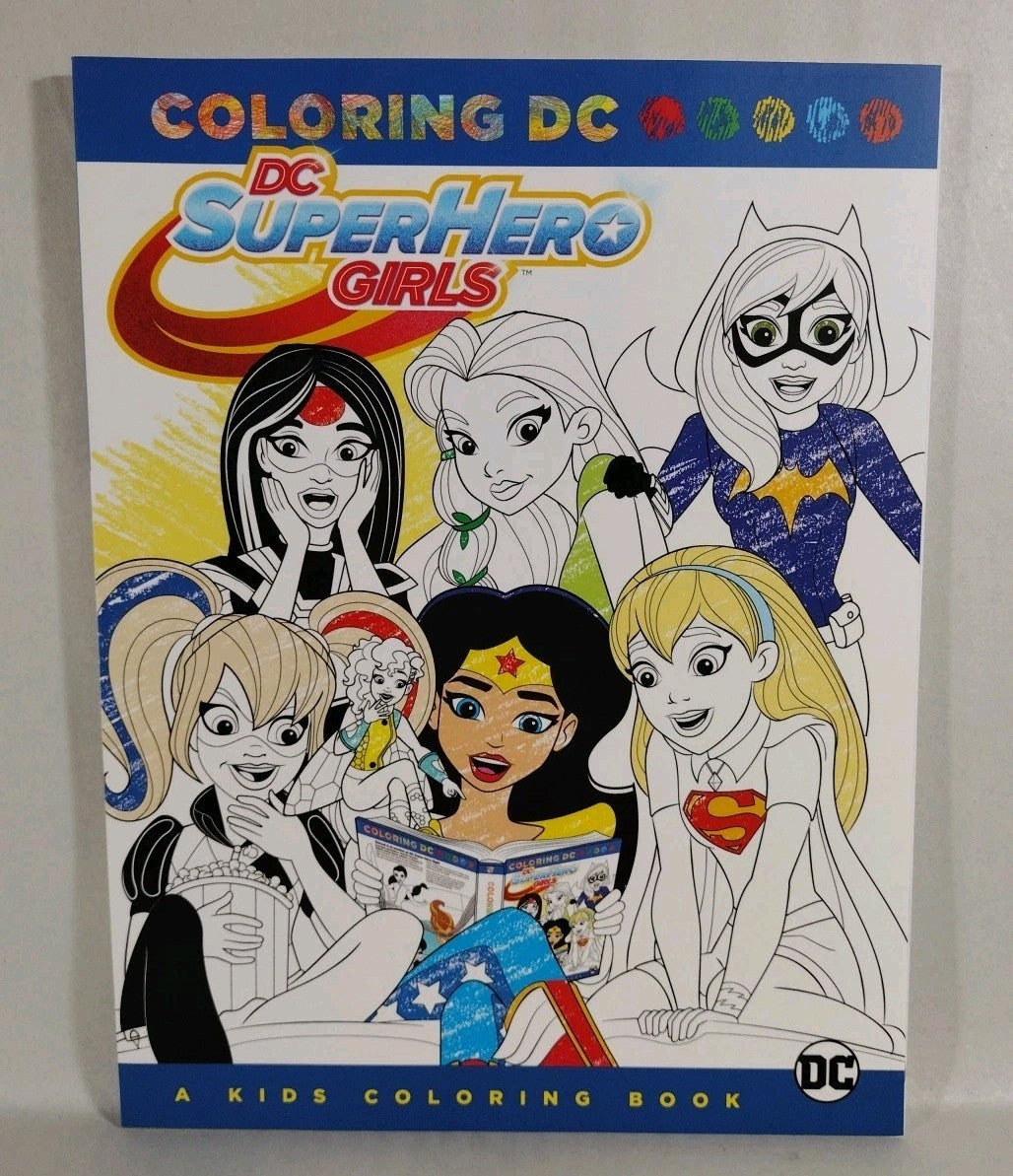 Coloring DC Superhero Girls (2020) Coloring Book New SC